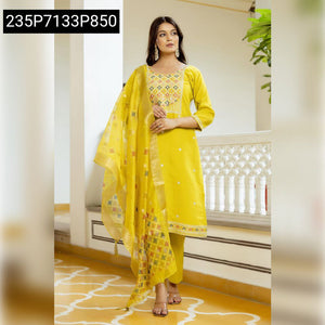 Women's Assam Silk Embroidered Kurta Set with Dupatta | Festive & Everyday Elegance