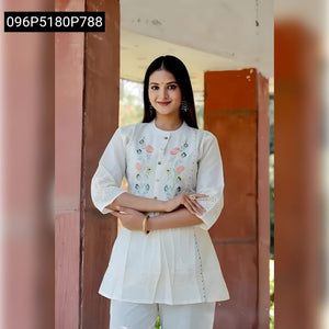 Women's Cotton Dobby Shiffli Co-ord Set | Everyday Chic