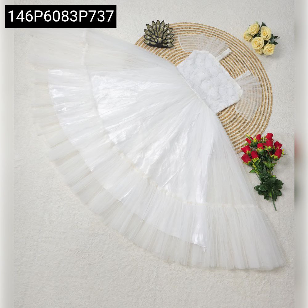 white net midi dress Women's Designer Net Midi Dress
