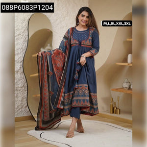 Women's Embroidered Anarkali Kurta Set | Ethnic Chic