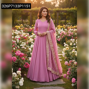 Women's Embroidered Anarkali Suit Set | Wedding & Party Ready