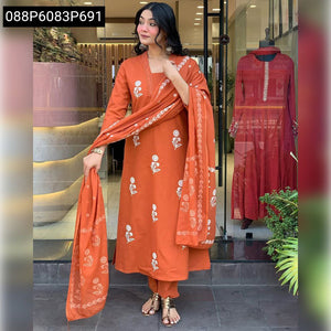 Women's Embroidered Cotton Kurti Set | Festive & Everyday Wear