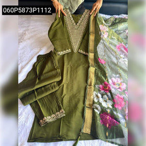 Women's Embroidered Roman Silk Kurti Set | Everyday Elegance