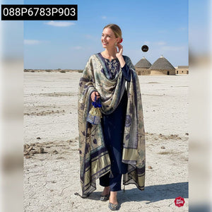 Women's Embroidered Viscose Chanderi Kurta Set | Everyday Elegance