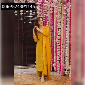 Women's Floral Tabby Organza A-Line Kurti | Everyday Elegance