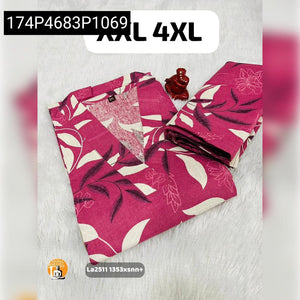 Women's Office Wear Printed Flex Cotton Kurti Pant Set | Office & Casual