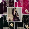 Women's Velvet Embroidered Winter Suit Set | Elegant Festive Wear