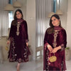 Women's Velvet Party Wear Kurta Set | Festive & Special Occasions