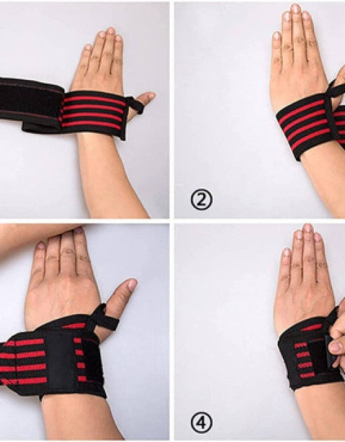 Close-up of the durable reinforced thumb loop on a black elastic wrist band