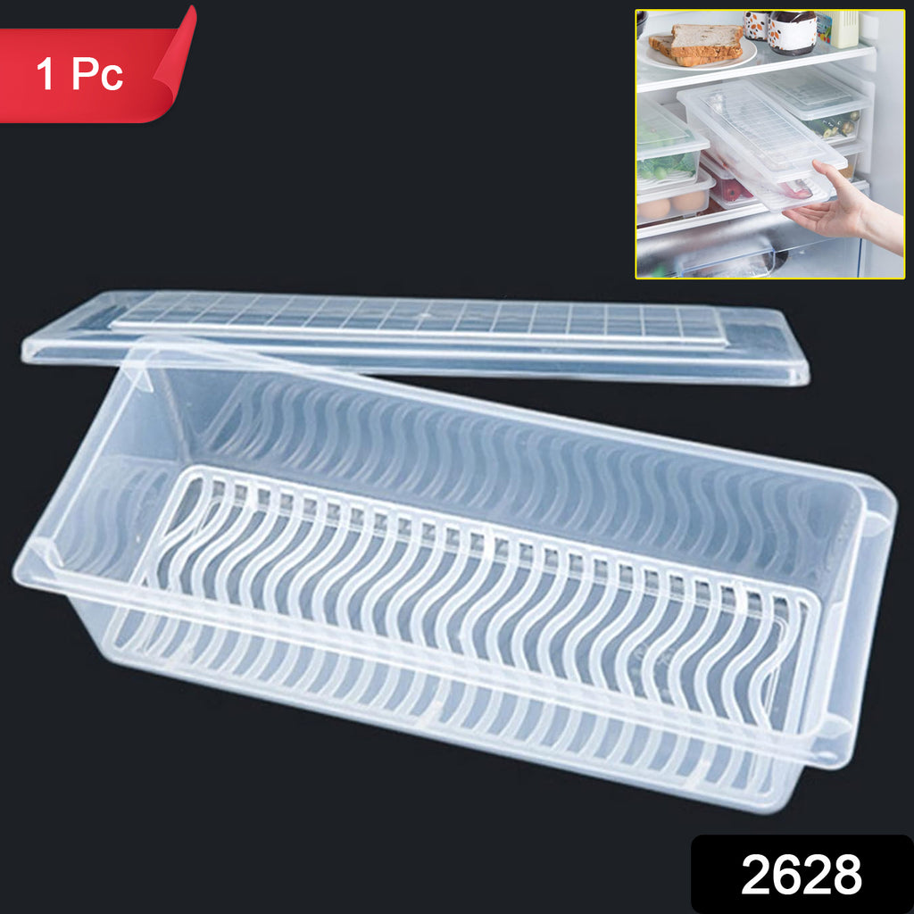 1500ml food storage container with removable drain plate and lid