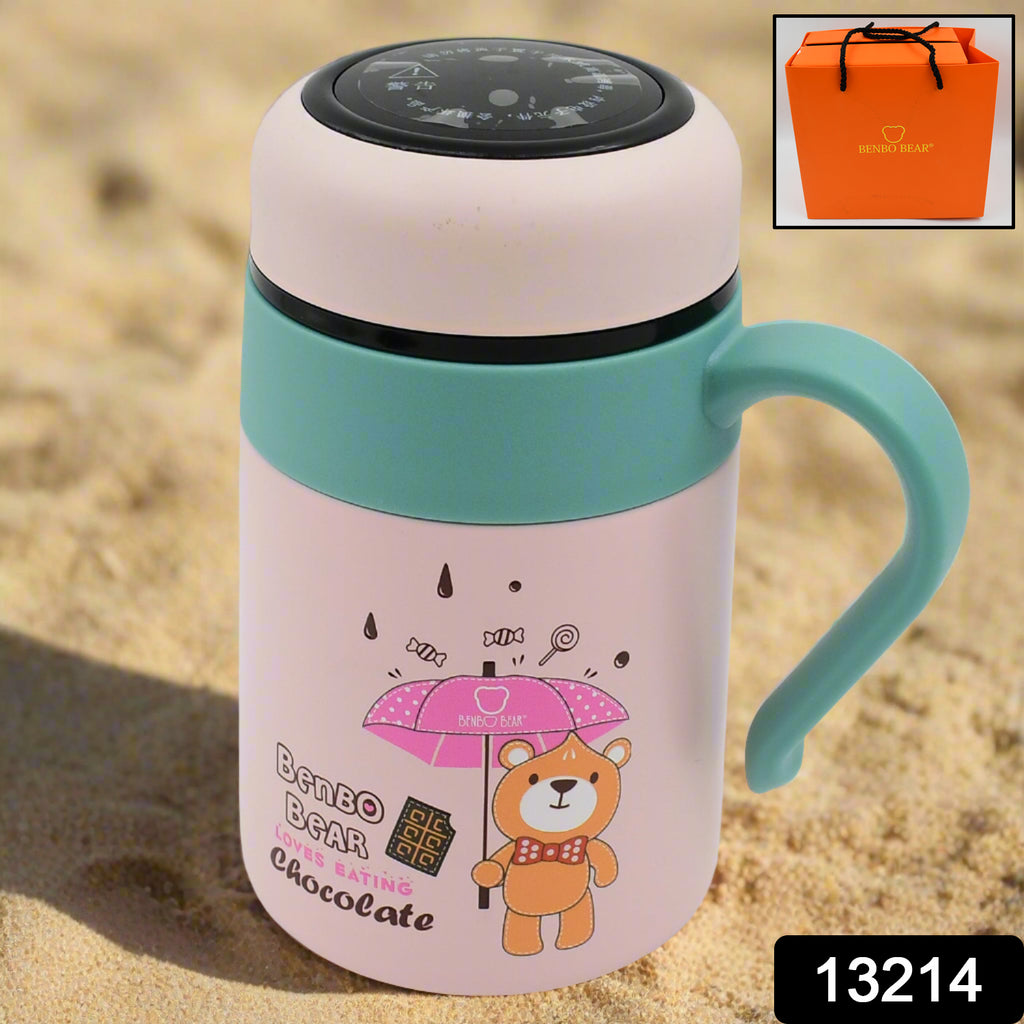 600ml smart vacuum insulated water bottle with LED temperature display.