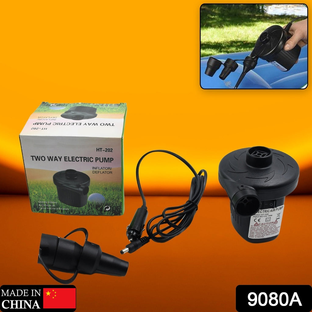 9080a Multi-purpose Electric Air Pump Without Valve Adaptors For Quickly Inflatesdeflates Sofa Bed Swimming Pool Tubes Toys Air Bags - TREND BUY