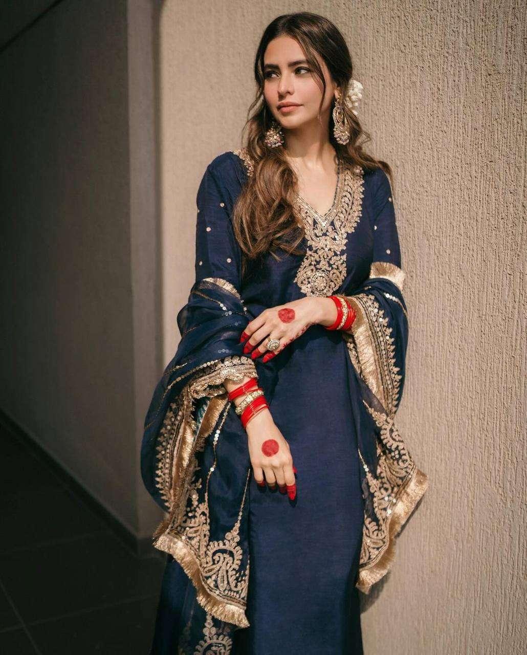PAKISTANI EMBROIDERY LADIES SILK SUITS - TREND BUY