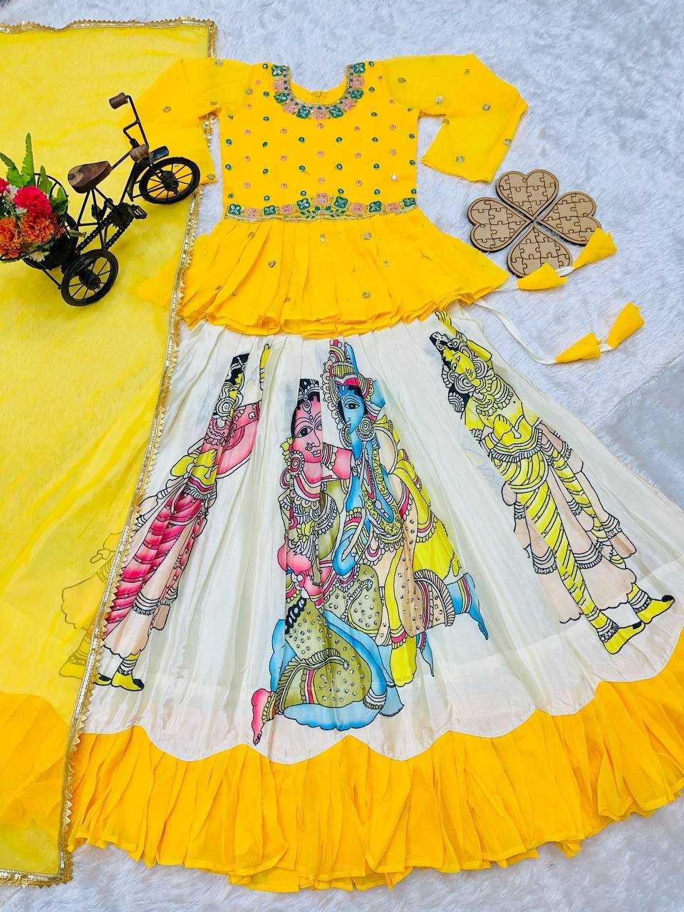 GEORGETTE KIDS LEHENGAS - TREND BUY