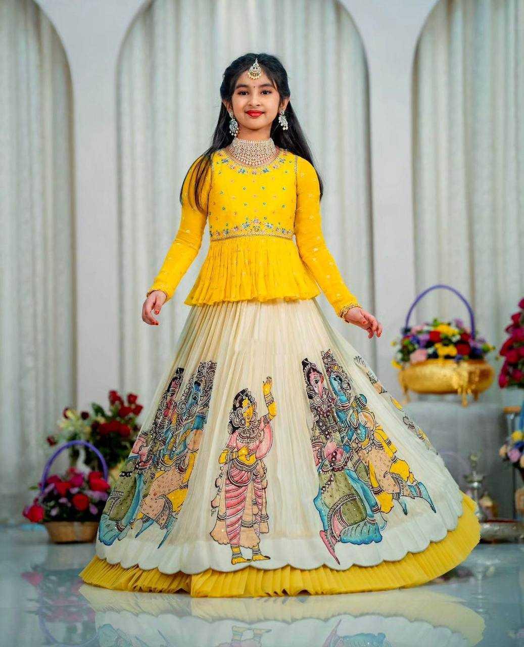 GEORGETTE KIDS LEHENGAS - TREND BUY