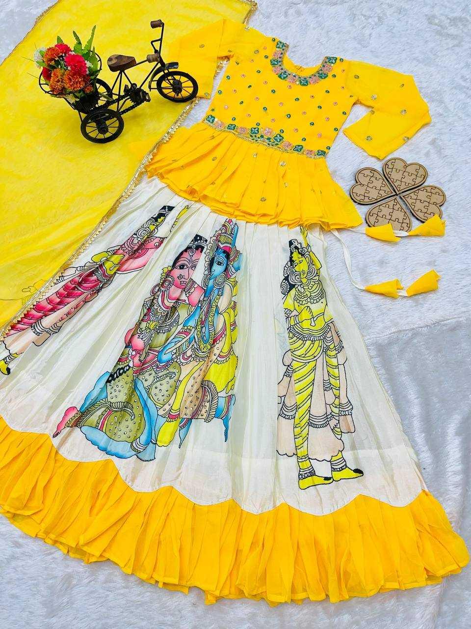 GEORGETTE KIDS LEHENGAS - TREND BUY