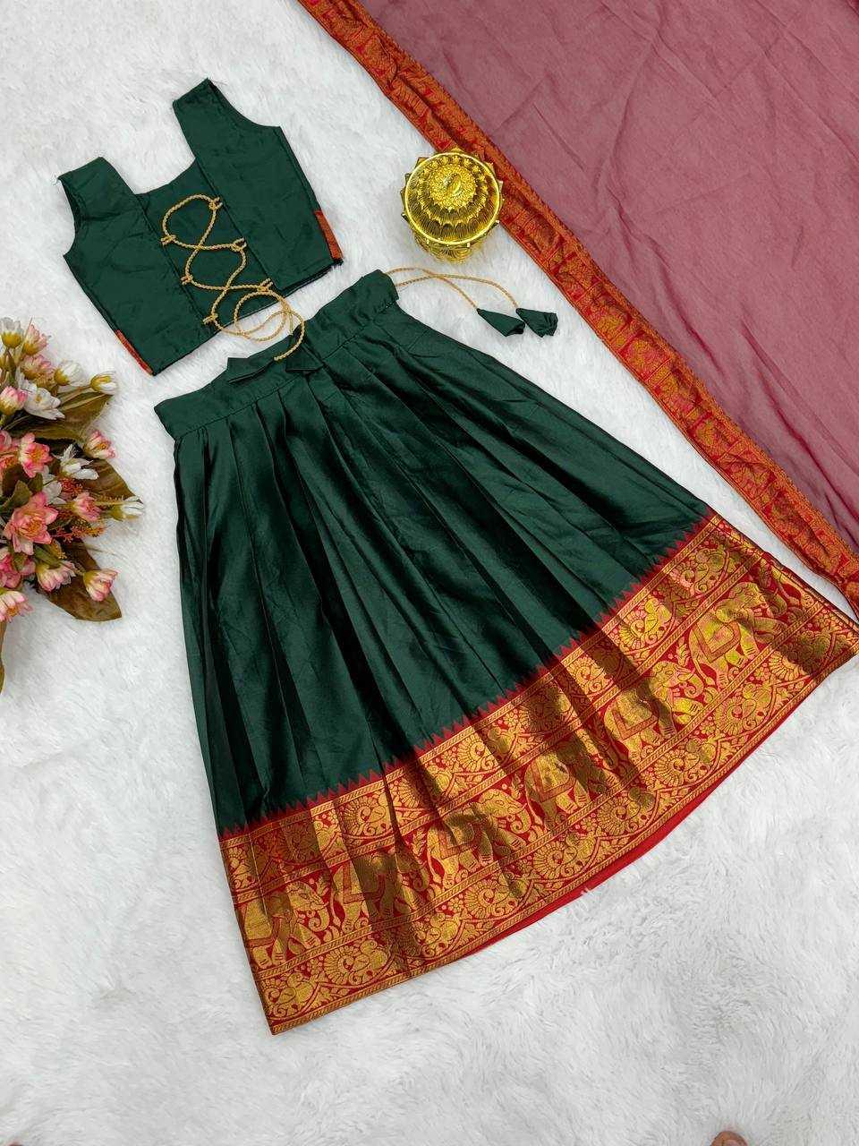 PURE SILK KIDS LEHENGAS - TREND BUY