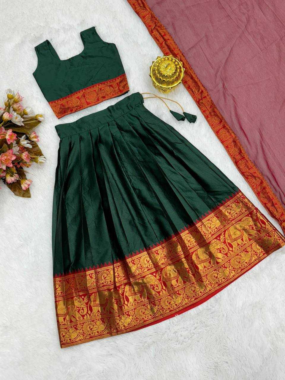 PURE SILK KIDS LEHENGAS - TREND BUY