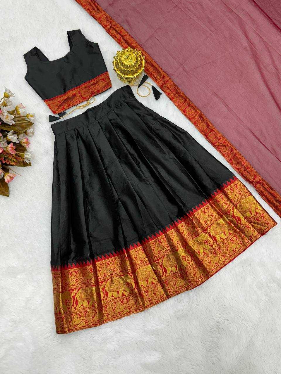 PURE SILK KIDS LEHENGAS - TREND BUY