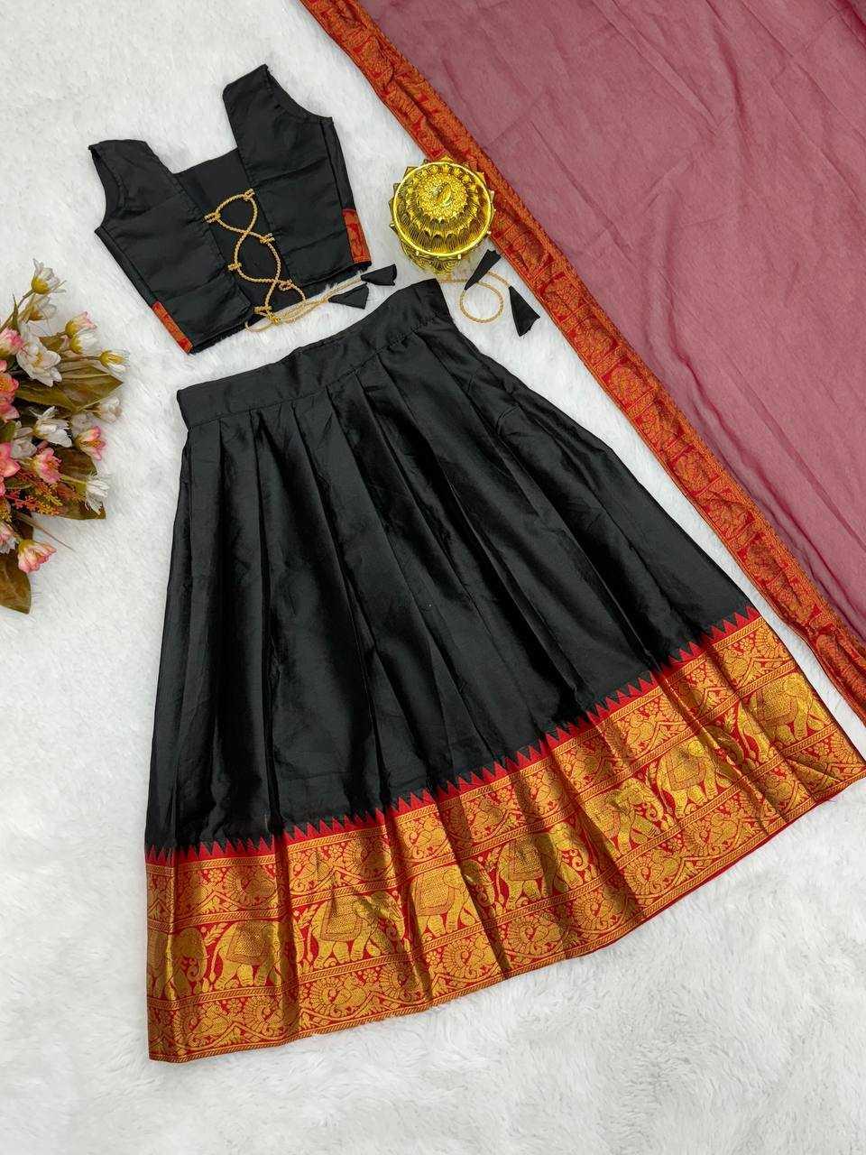 PURE SILK KIDS LEHENGAS - TREND BUY