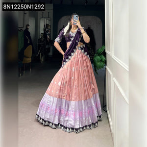 Zari Kota Embroidered Lehenga Choli for Women | Festive Wear