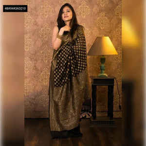 Zari Woven Khadi Georgette Silk Saree for Women | Ethnic & Festive Wear