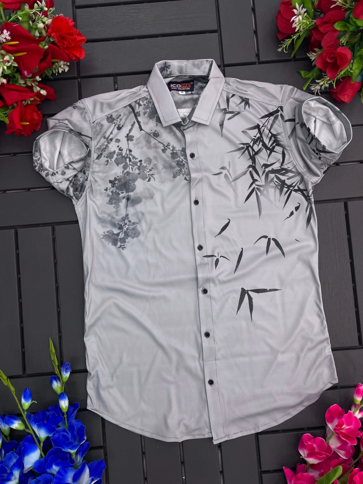 Half Sleeves Shirts for Men White XL